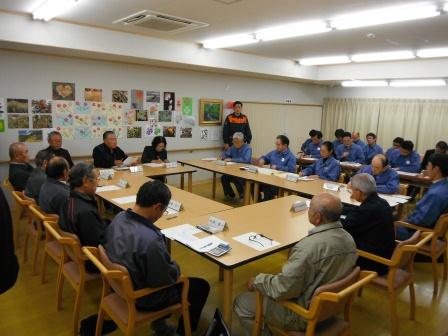 [10 Nov 2012] Reconstruction Minister had exchange of views with afflicted residents in temporary housings in Iwaki city.