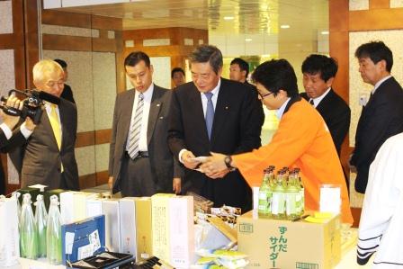 [Mitsui Fudosan Co. Ltd. Marche, food promotion events for disaster affected area (October 22)