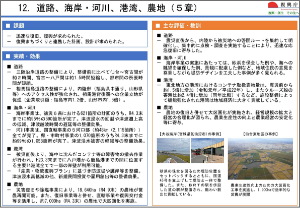 12．道路、海岸・河川、港湾、農地（５章）