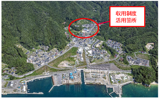図表 3-2-27 大槌町赤浜地区 事業計画図