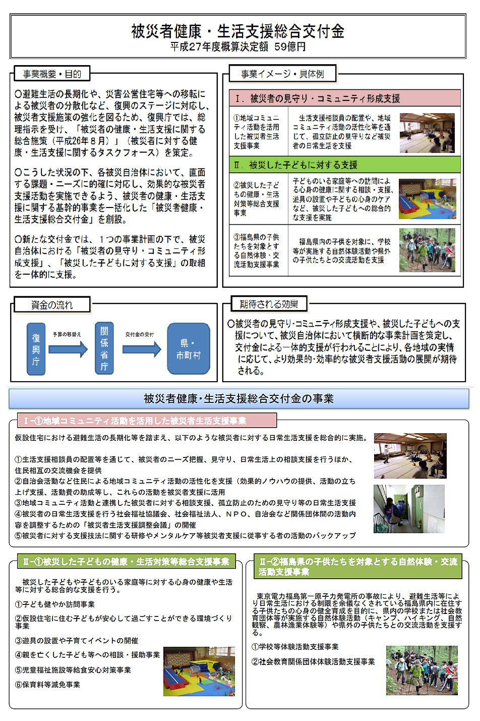 図表 3-3-6 被災者健康・生活支援総合交付金