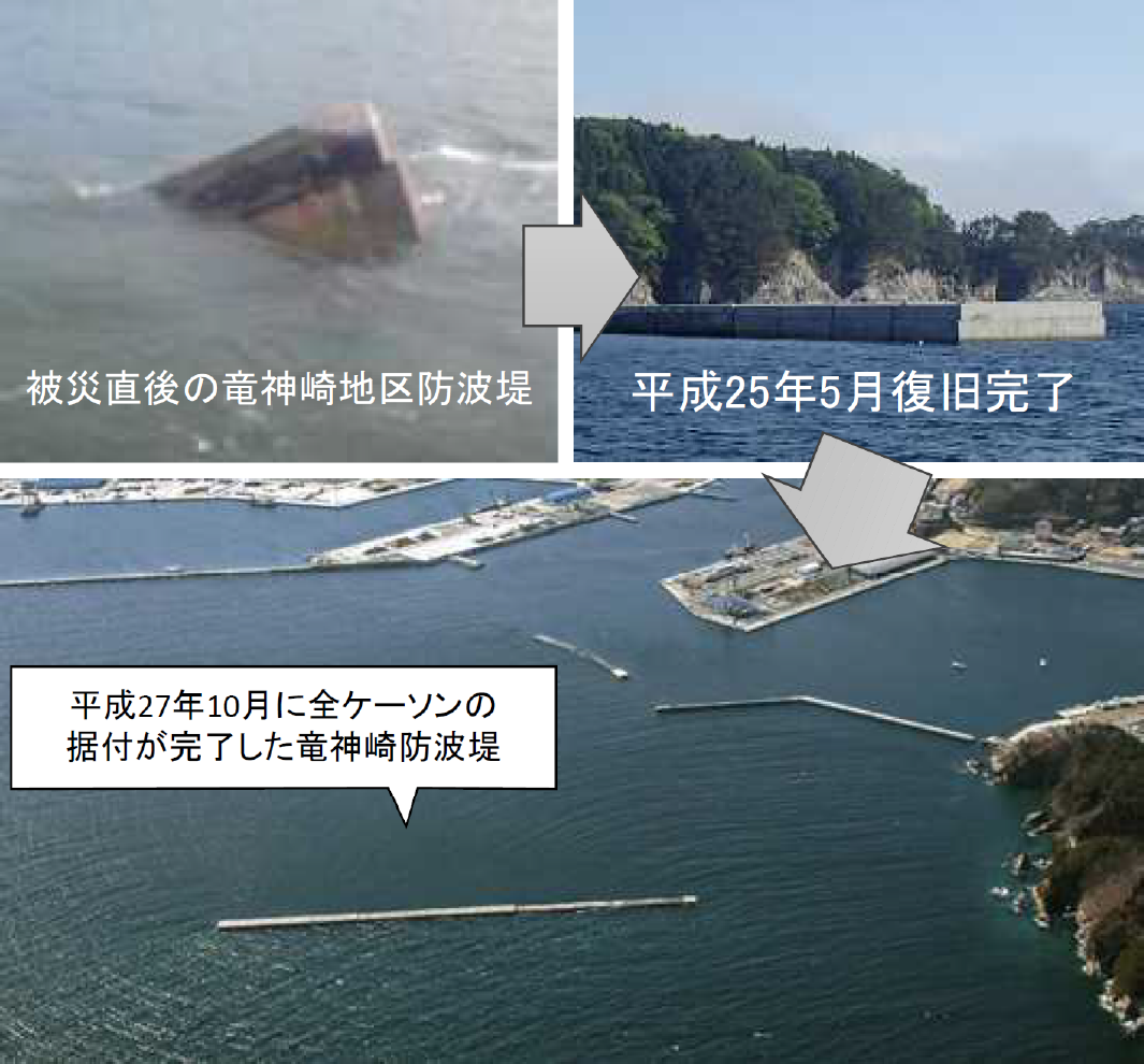 図表 5-10-13 宮古港竜神崎地区防波堤整備概要