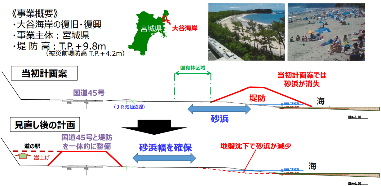 図表 5-6-21 大谷海岸の事例