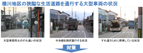 図表 5-6-27 横川地区の工事用車両迂回路設置1