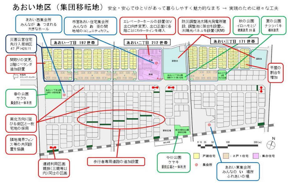 あおい地区のまちづくり