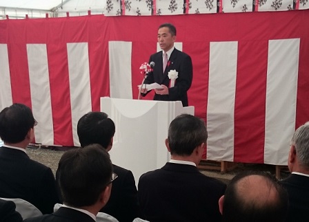 広野駅東側第一期開発整備事業 安全祈願祭・起工式（福島県広野町）
