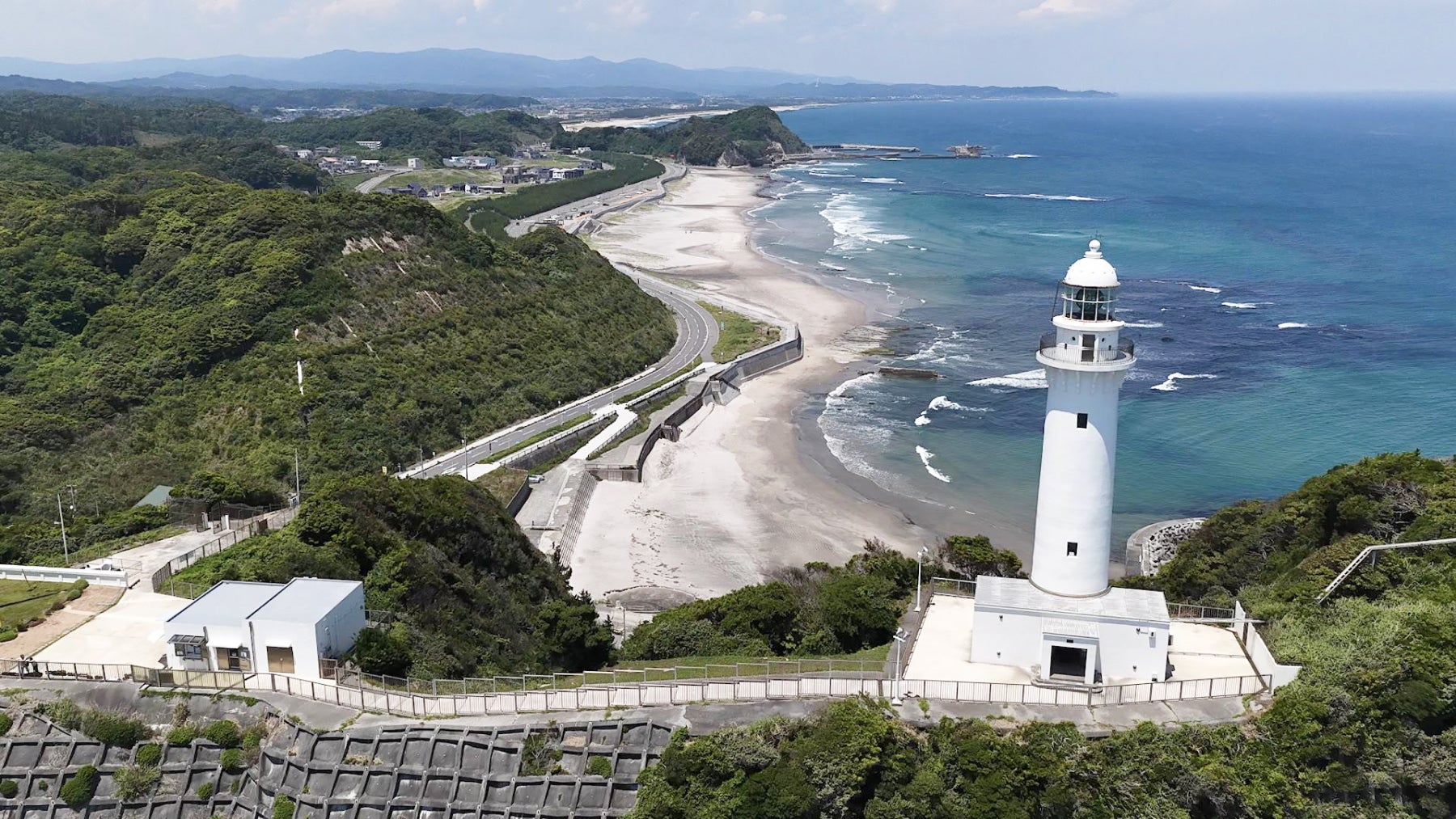 ふくしま浜通りサイクルルートと塩野崎灯台