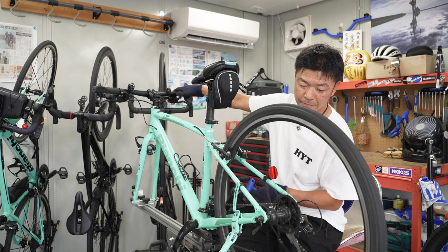 木村さんは、日本サイクリングガイド協会認定のプロガイドとして浜通りを訪れる人々に浜サイの魅力を案内している