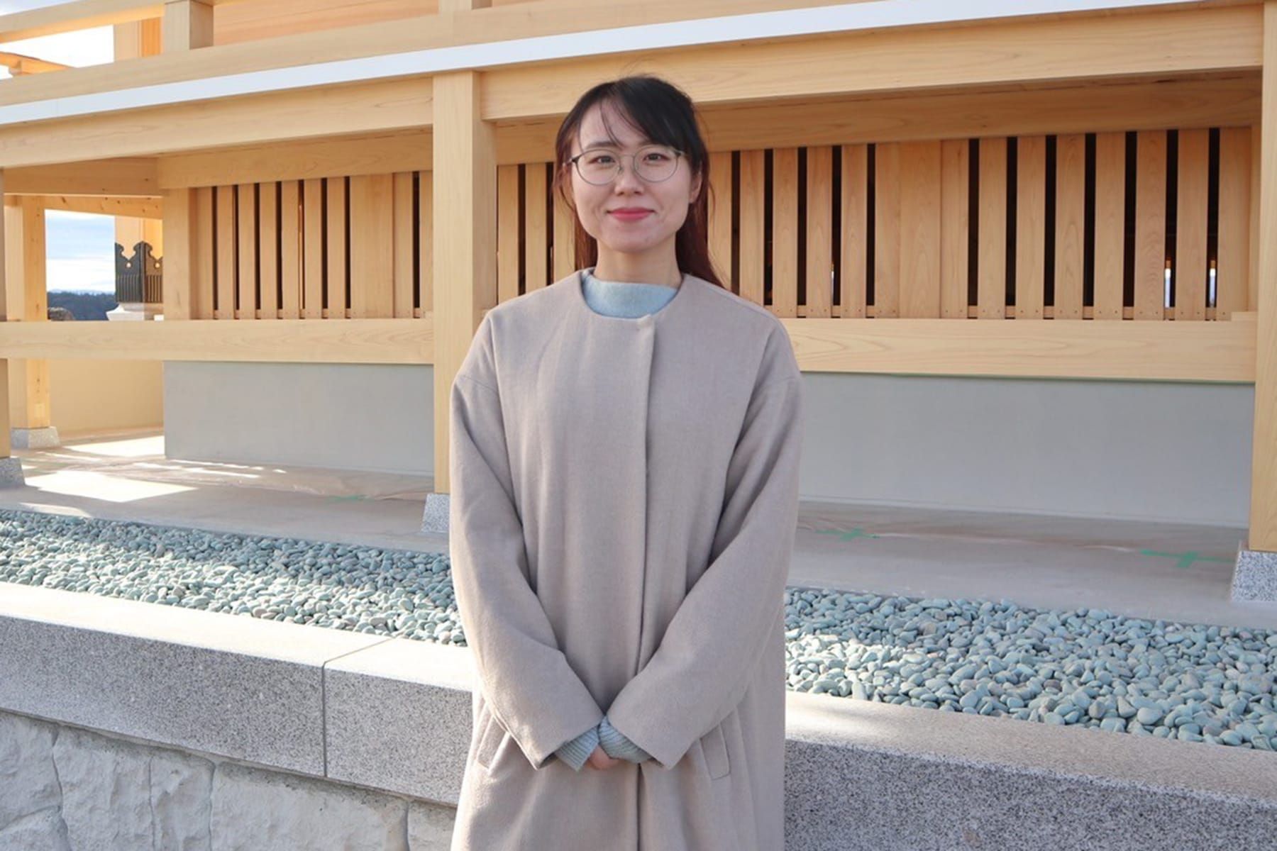 伝承館周辺や請戸などが、震災前と同じくらい賑わってくれたらいいなと思っていますと語る横山さん