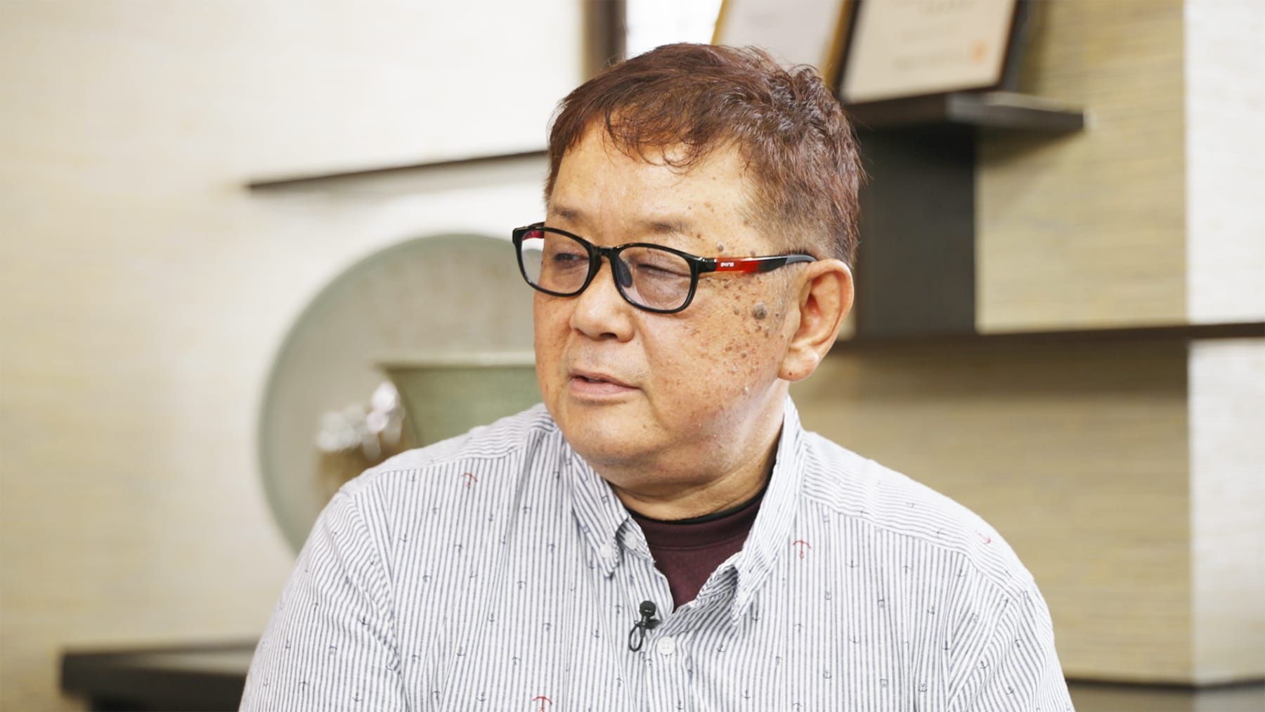 地震発生時のことを語る小野田利治さん