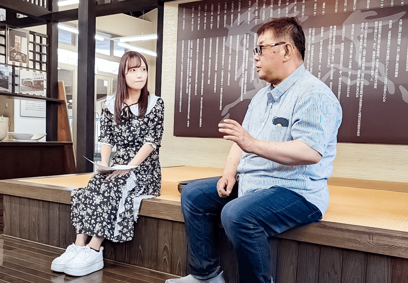 避難先での新たな挑戦について語る小野田利治さん