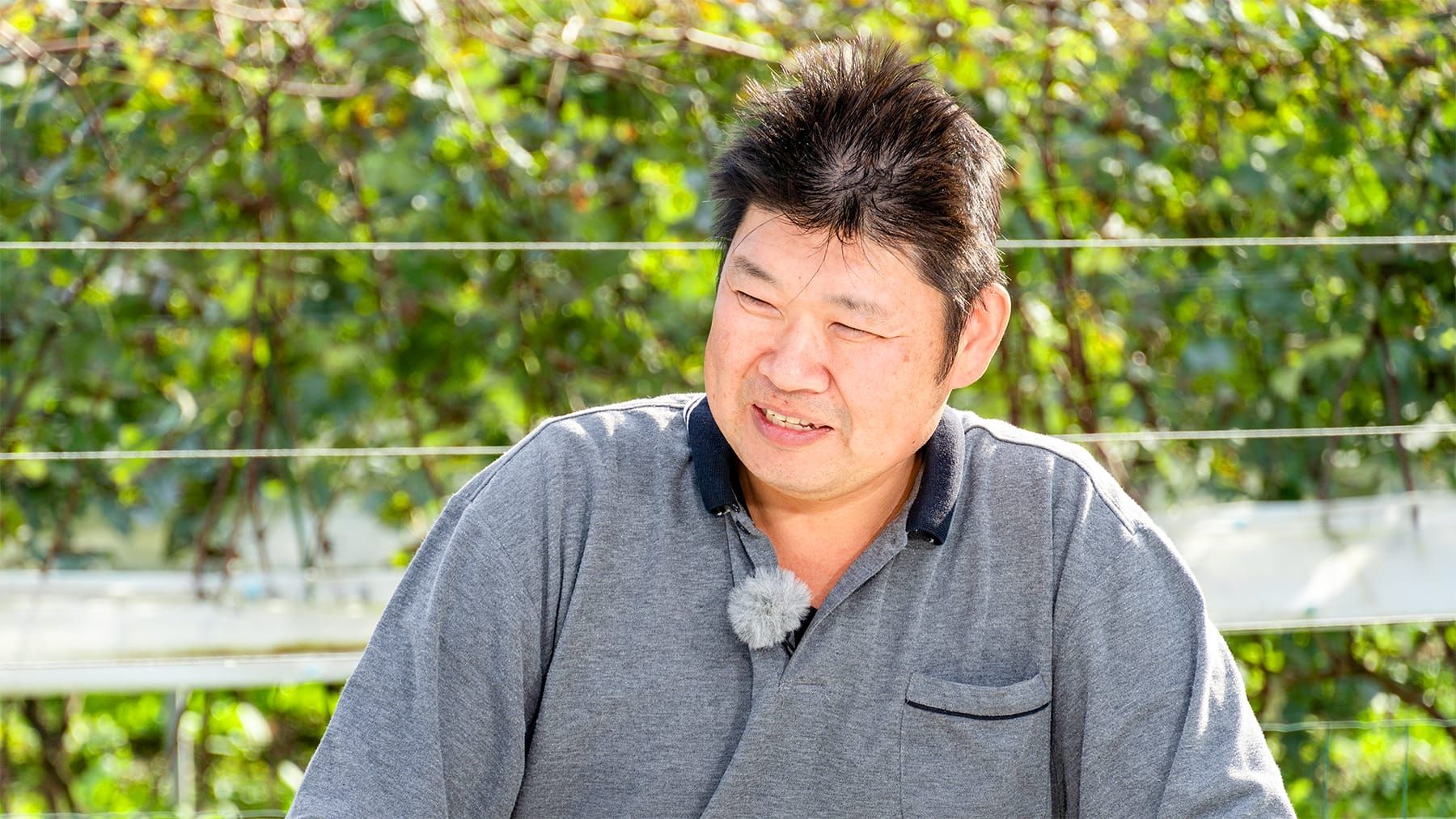 震災当時のことを語る三本松さん