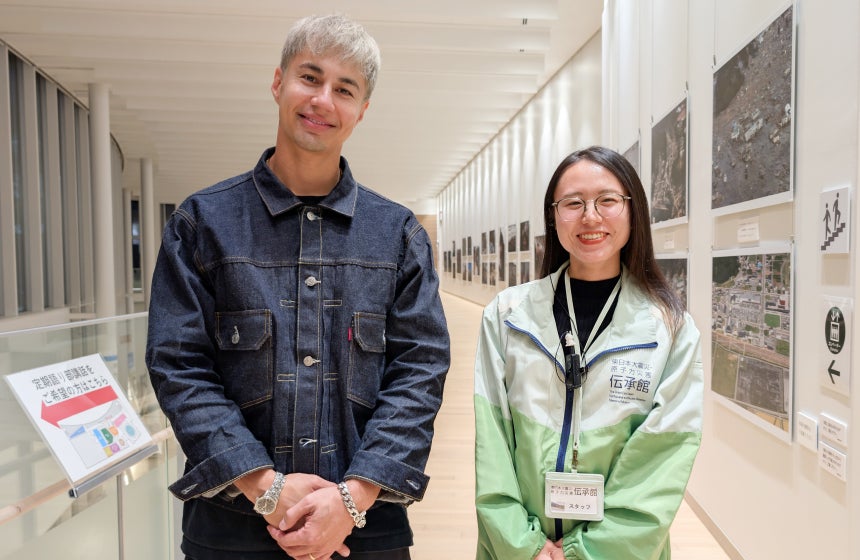 伝承館の職員となり語り部として活動を続ける横山和佳奈さん