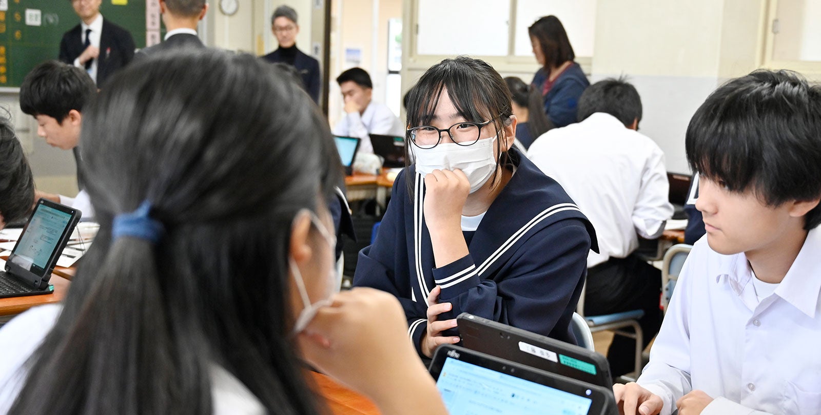 出前授業の様子　グループワーク