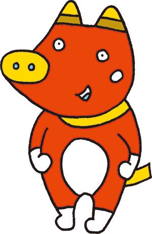 ③ふくしまを応援する「ベコ太郎」とふれあおう！