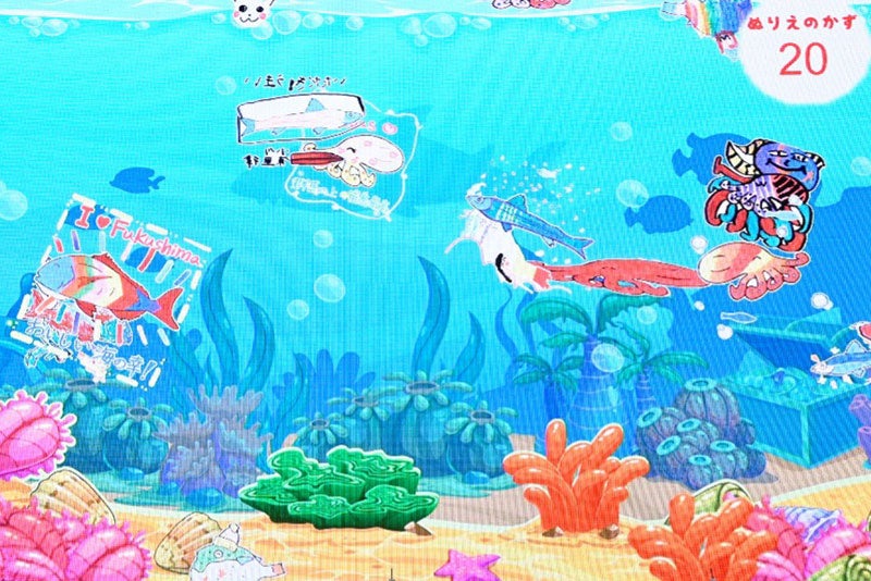 ②ワークショップ：福島の海～おえかきパラダイス～