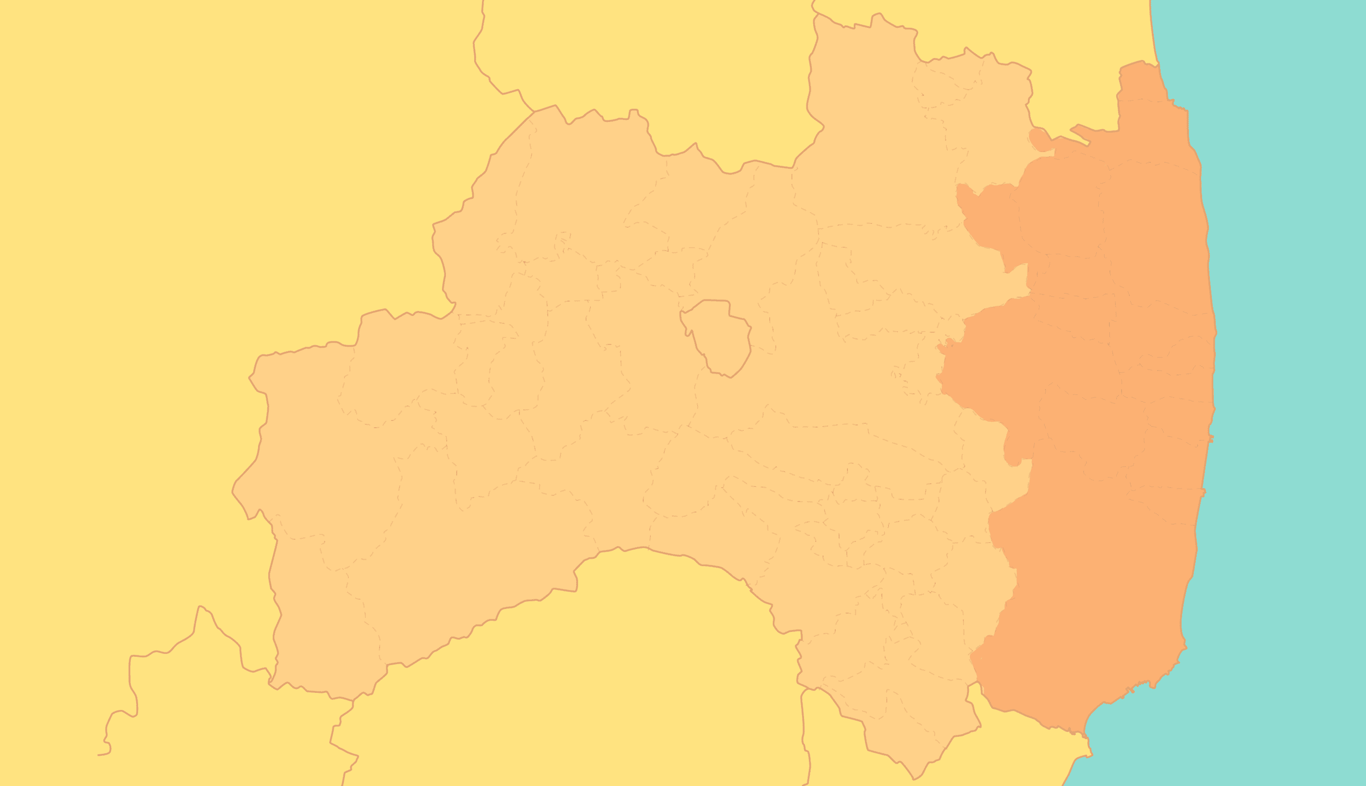 福島県15市町村の現況