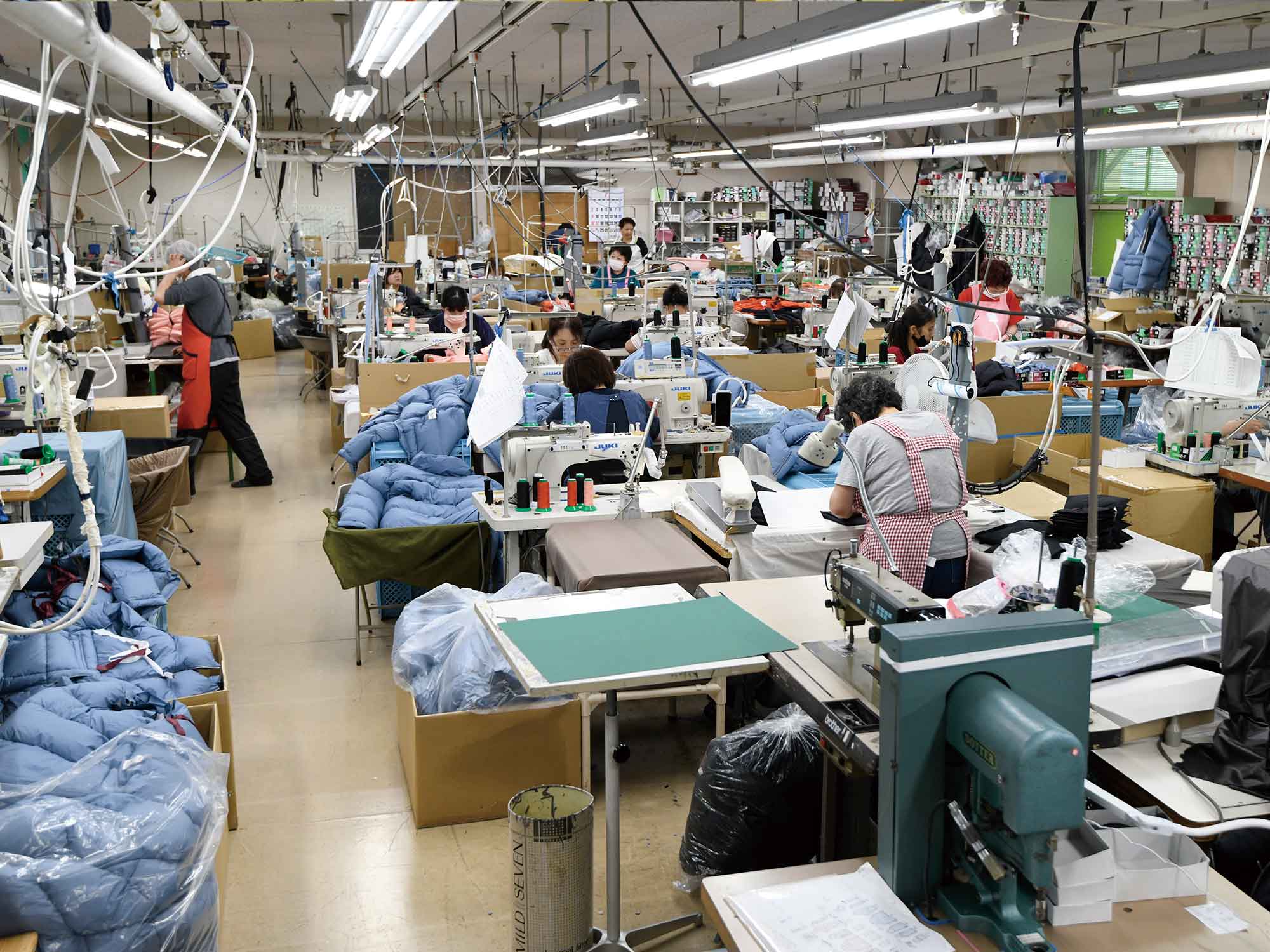 縫製技術生かして自社ブランドを創設し 売り上げ全体の約1割まで成長
