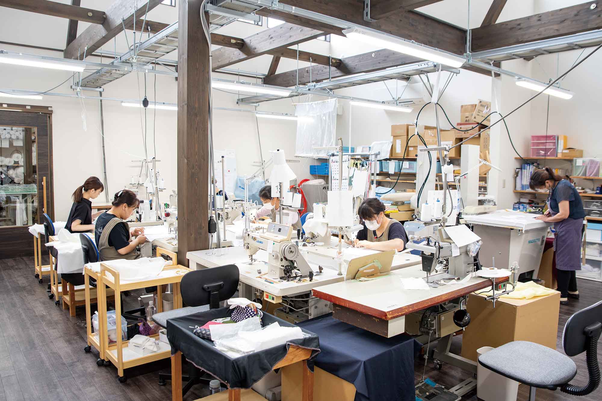 新たなアイデアをすぐに実現可能にした縫製工場「ソーイング花蛍（はなぼたる）」