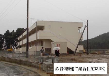 鉄骨2階建て集合住宅