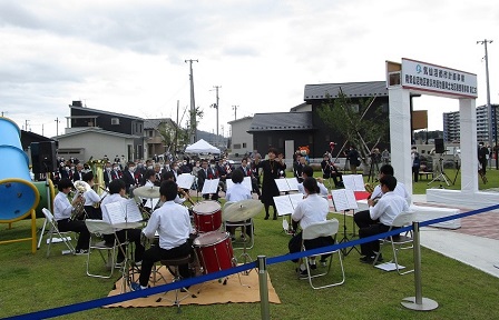 気仙沼中学校吹奏楽部の演奏