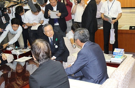 就任後はじめての福島県訪問