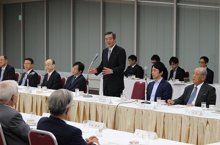 榊原会長以下の首脳と意見交換