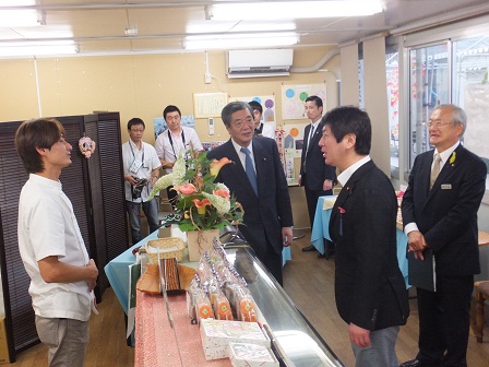 大船渡市おおふなと夢商店街訪問