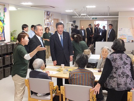 釜石市平田第６仮設団地の訪問、住民の方々との意見交換