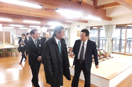 細田東地区災害公営住宅視察