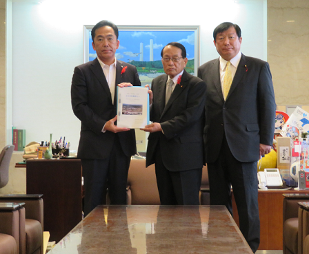 広野町長との意見交換(於:広野町役場)
