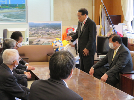 広野町長との意見交換（於：広野町役場）