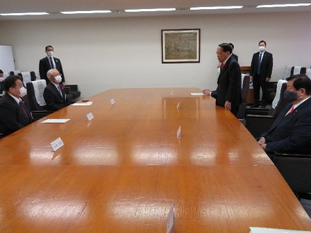 いわき市長との意見交換(於:いわき市役所)