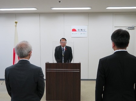 福島復興局職員への訓示(於:福島市)