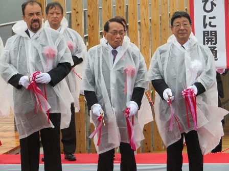 南三陸町震災復興祈念公園全体開園式並びに中橋開通式（於：南三陸町）