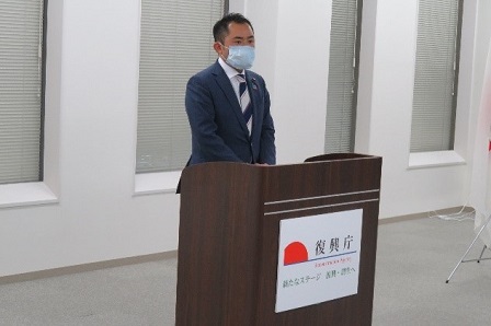 岩手復興局職員訓示(於:盛岡市)