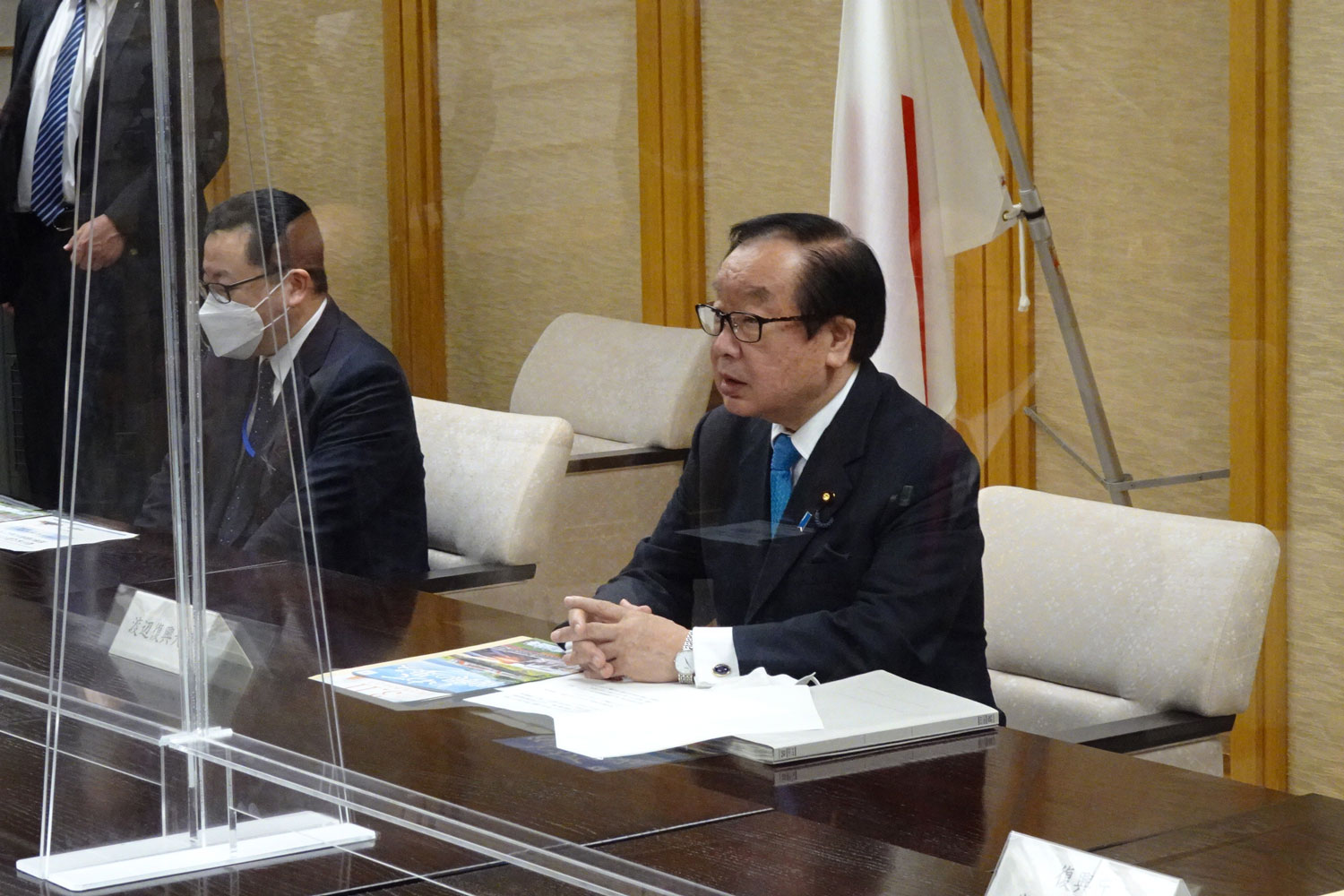 渡辺大臣の岩手県訪問（１月５日）
