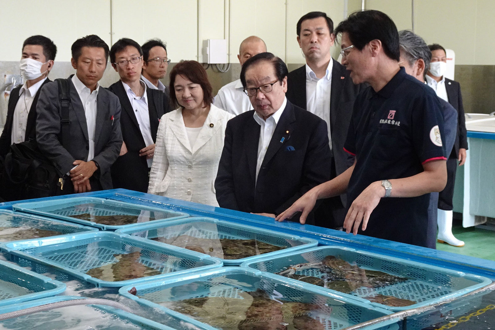 渡辺大臣の福島県訪問（８月28日）