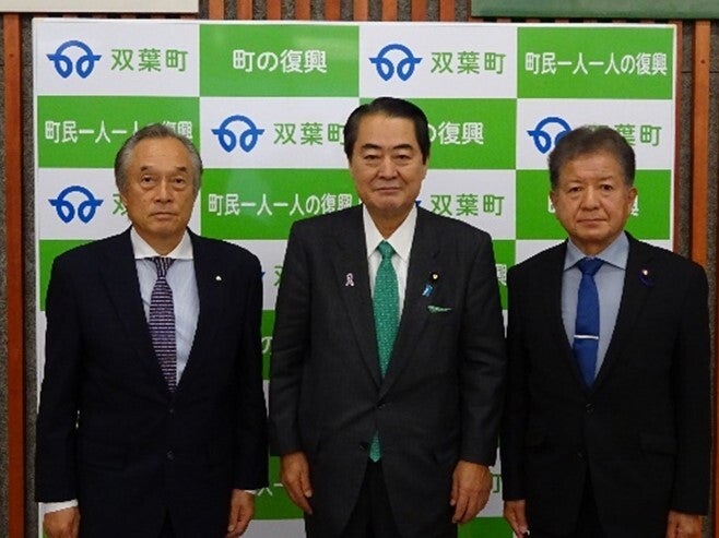 ■伊澤町長との意見交換①（於：双葉町）