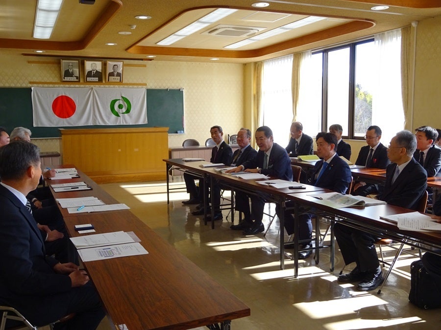 ■松本町長との意見交換②（於：楢葉町）
