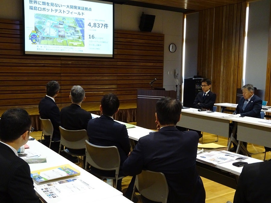 ■福島ロボットテストフィールド視察①（於：南相馬市）