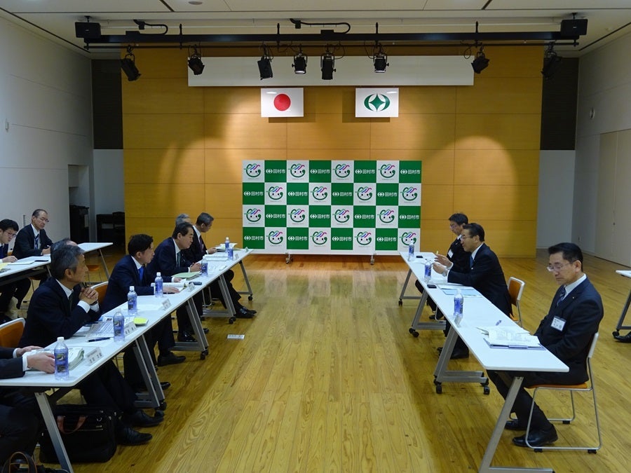 ■白石市長との意見交換②（於：田村市）