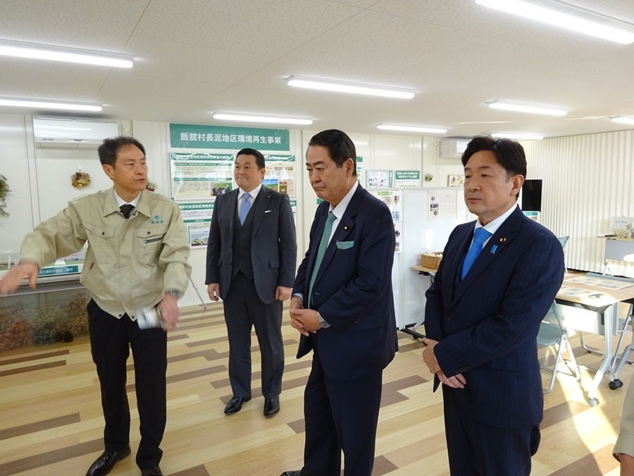 ■ながどろひろば視察②（於：飯舘村）