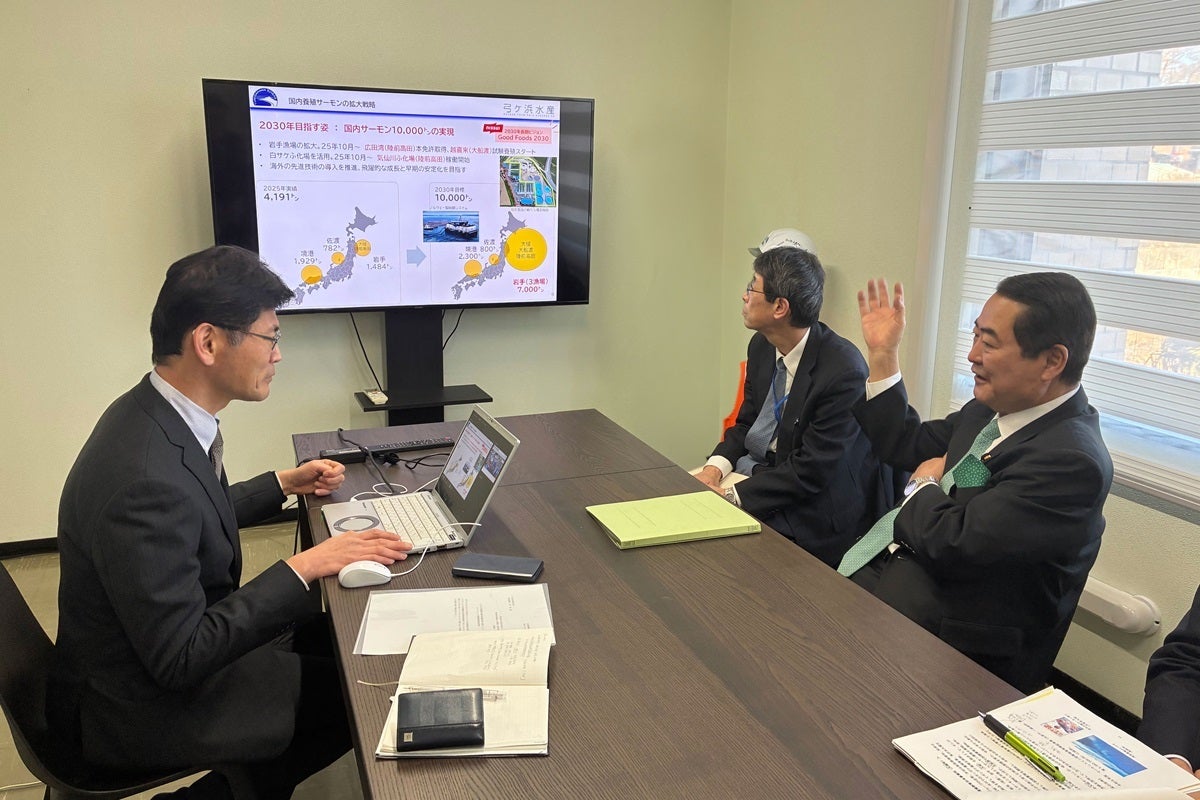 ■弓ヶ浜水産株式会社（於：大槌町）