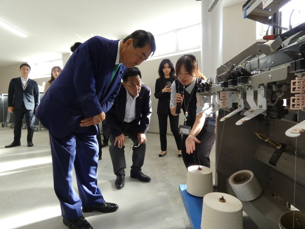 ■浅野撚糸株式会社視察②