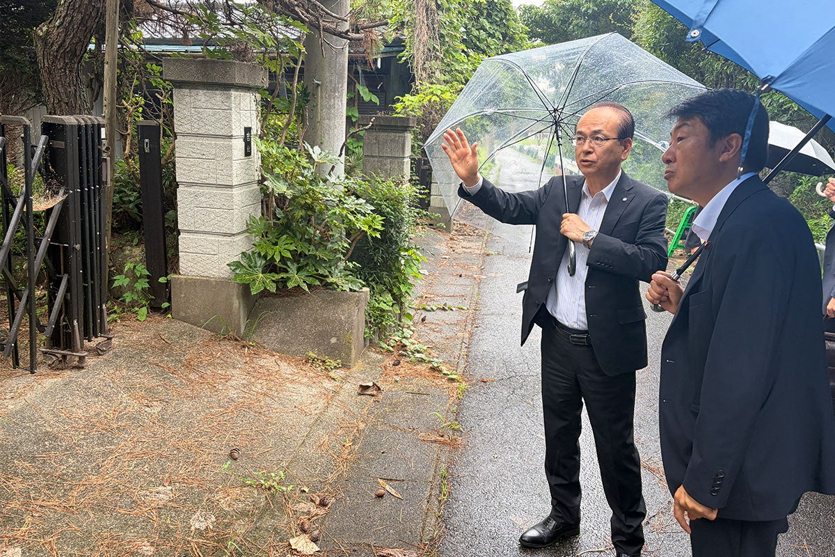 ■大熊町新町地区視察（於：大熊町）