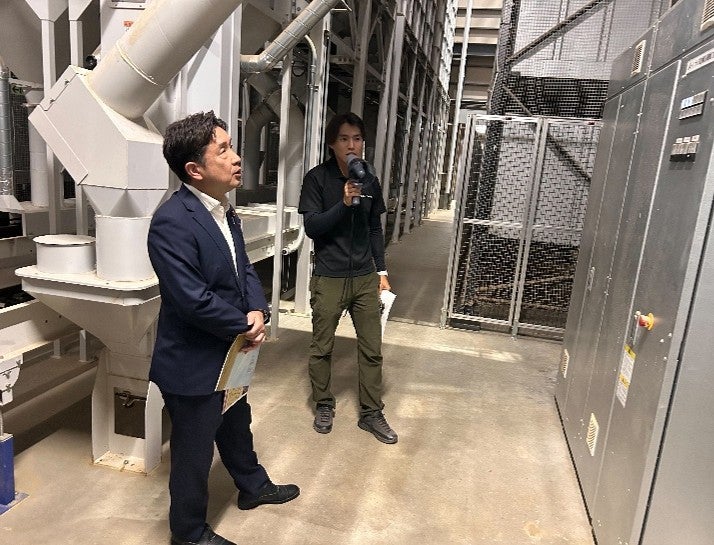 カントリーエレベーター視察（於：浪江町）