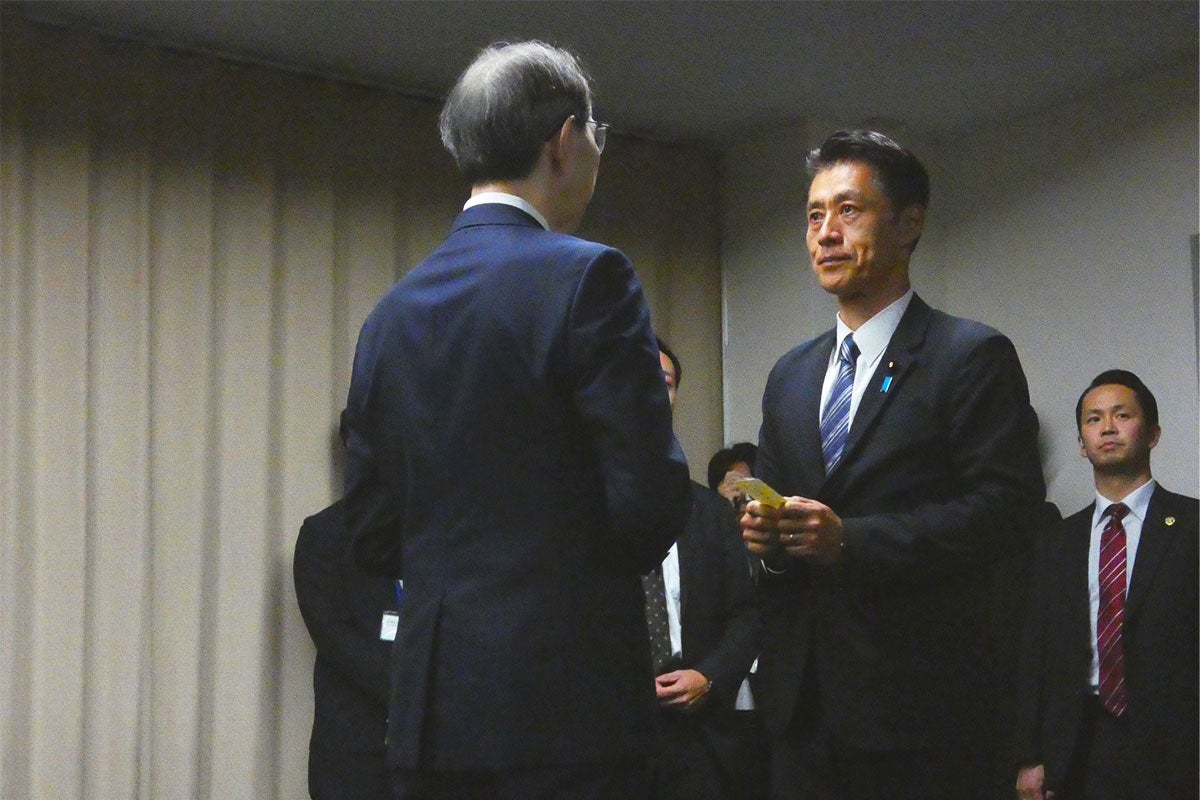 ■内堀知事との意見交換（於：福島市）①