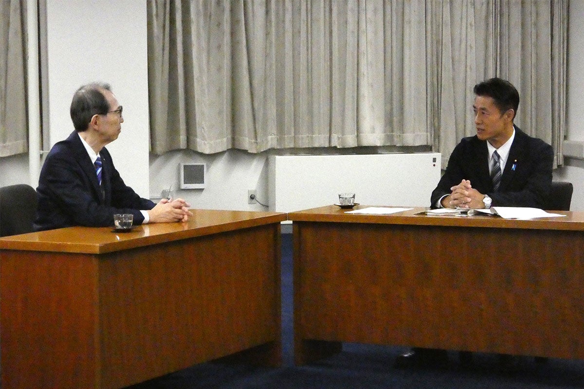 ■内堀知事との意見交換（於：福島市）②
