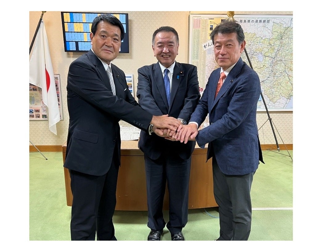 ■福島県議会議長・副議長との意見交換(於:福島市)